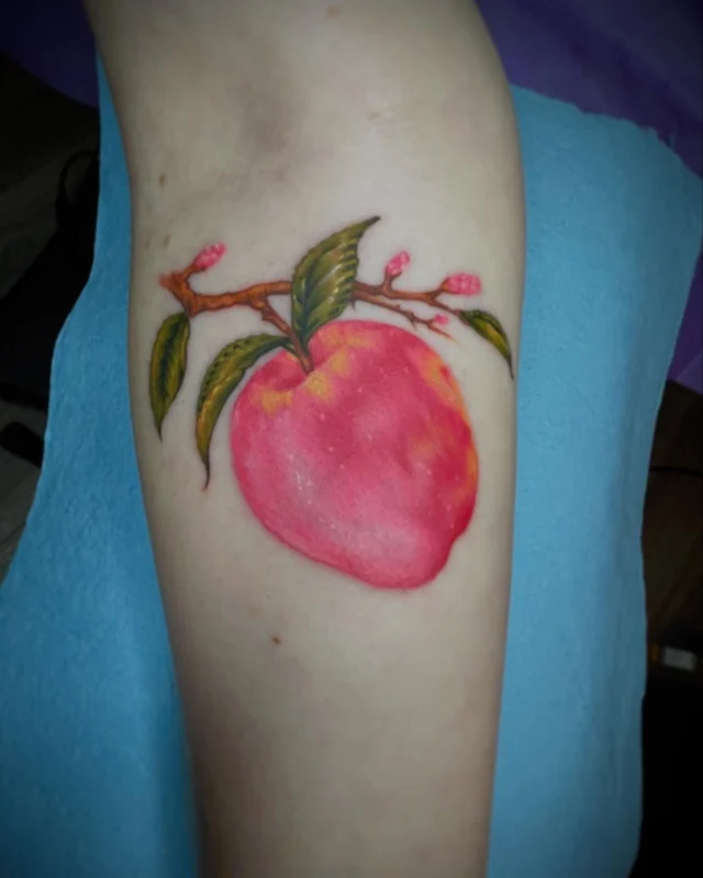 I got to make this cute lil apple for a wonderful human going through a rough time .  Not everyday is spooky stuff and space dinosaurs . Some days are meaningful and Im honored to be a part of them