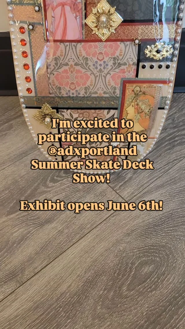 All of us at @witchinghourtattoo are submitting custom designed skate decks for the @adxportland show kicking off *June 6th*!
This was a lot of fun and I can't wait to see what everyone else did with their decks!
Life is short. Buy some art!
#inkstress #rachelgilbert #tattoosbyinkstress #witchinghourtattoopdx #witchinghourtattoo #adxportland #gallerynight