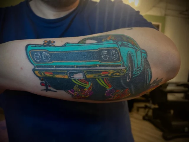 I have had so much fun making this one for @jaredscarola , thanks man!! We have a long way to go on this sleeve and I’m so excited to get back to work . Stay tuned for updates all of you out there on the internet :) Oh and have a good day !!