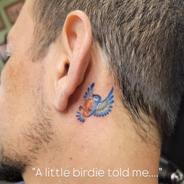 Yes, I love doing small tattoos, too! 
Thanks for a great time, Sonny 🐦

#rachelgilbert #inkstress #tattoosbyinkstress #witchinghourtattoopdx #witchinghourtattoo #putabirdonit #pdxtattoo #oregontattoo