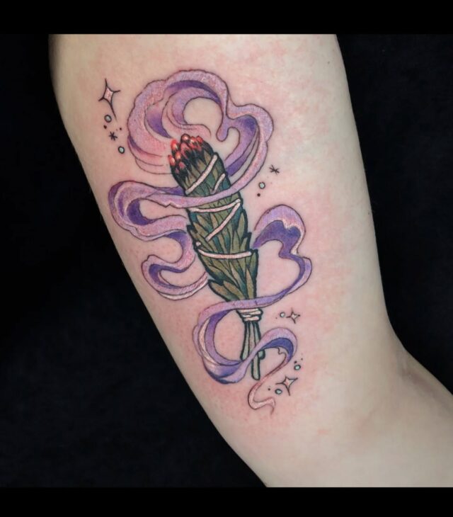 Sage smudge and smoke 🥀✨💨
.
.
..
..
..
#portlandtattooers #portlandtattooshop  #portlandtattoo #witchinghour #portlandtattooartist #portlandoregon #pdxtattoo #pdxtattooartist #pdx #portlandartist #pnw #oregontattoo #oregontattooartist #oregontattoos #ashtonallentattoo #pdxsmallbusiness #pdxartgallery #womanownedbusiness #tattoo #tattoosnob #tattooistartmag #ladytattooer #femaletattooartist #support_good_tattooing #spookytattoo #witchytattoo