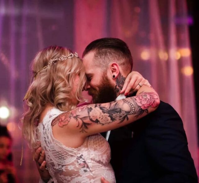 I love seeing photos of my clients' healed tattoos in the wild! Happy anniversary to the beautiful @aunt.beezy and her man @trevorthorpewashere . We did Bri's arm seven years ago and she got these gorgeous photos taken at their wedding shortly after! Send me your tattoos in the wild photos! 💞✨💞
.
.
.
.
.
#tattooedbride #weddingphoto #tattoosandweddingdresses #alternativebride #anniversary #portlandtattooers #portlandtattooshop  #portlandtattoo #witchinghour #portlandtattooartist #portlandoregon #pdxtattoo #pdxtattooartist #pdx #portlandartist #pnw #oregontattoo #oregontattooartist #oregontattoos #ashtonallentattoo #pdxsmallbusiness #pdxartgallery #womanownedbusiness #tattoo #tattoosnob #tattooistartmag #ladytattooer #femaletattooartist #support_good_tattooing