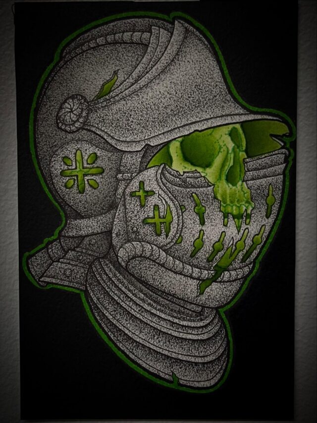 Check out these ghost knights I painted, and would love to tattoo! Send me a DM if you are interested. Have a good one ;)