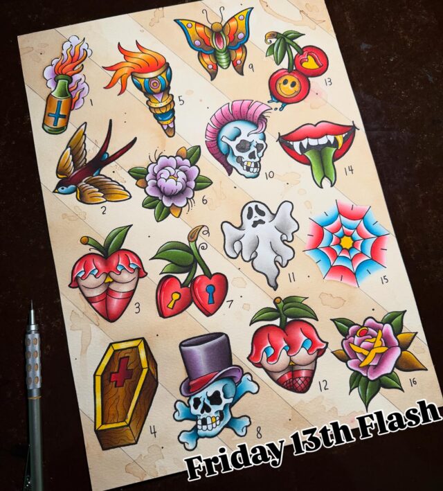 I’m blasting sick ass flash tats this Friday the thirteenth, of the month February starting at 10:00 AM. $150-$200. See you then Astoria ! 
  Feel free to hit me up with any questions. Have a good day out there :)